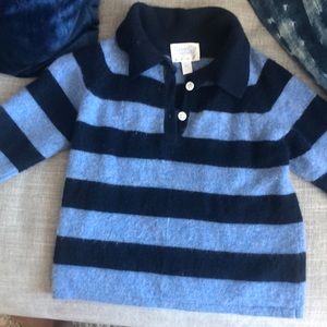 Baby CZ pure cashmere striped sweater